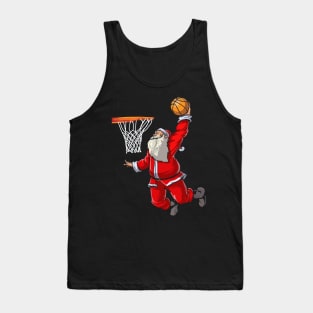 Basketball Santa Tank Top